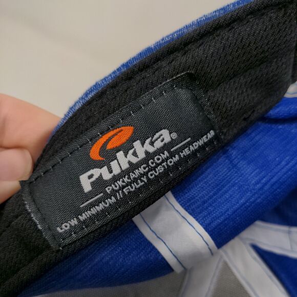 Pukka Men's Strapback Hat Blue Gray Size OS Embroidered Stony Creek Junior Golf - Picture 7 of 9